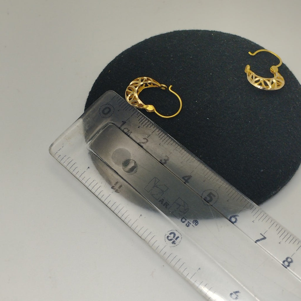 ARRACADAS PAR ORO 10 K 1.5 GRMS (SEMINUEVO)