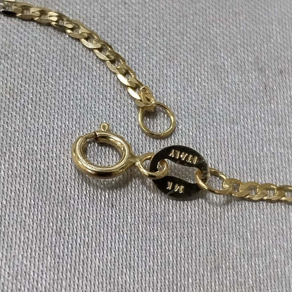 CADENAS BARBADA AMARILLA ORO 14K 2.2 (NUEVO)
