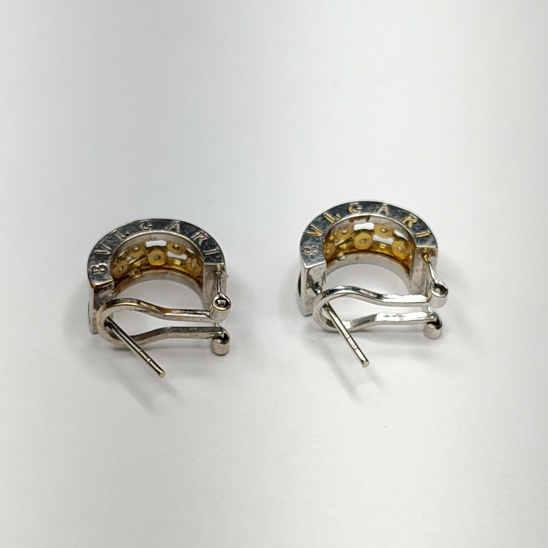ARETES PAR ORO COMBINADO 14 K 5,60 GRMS (SEMINUEVO)