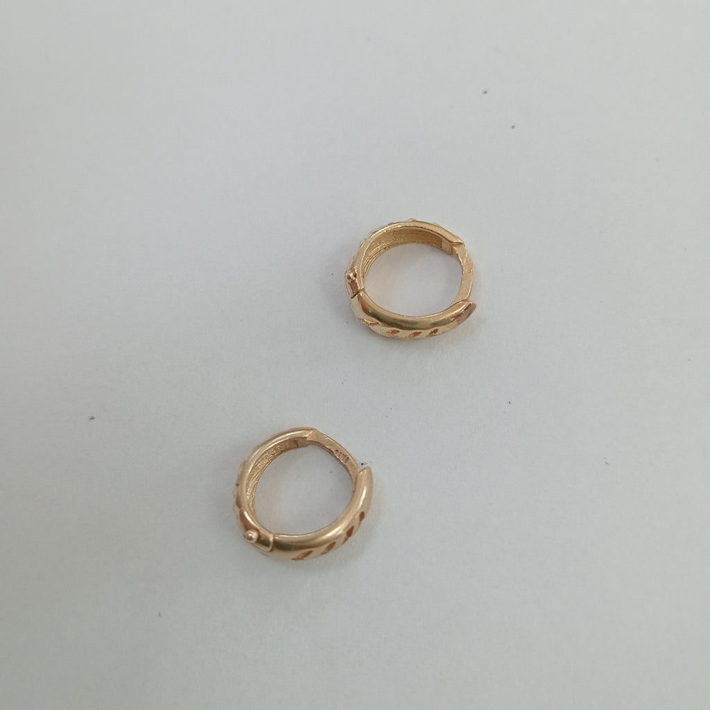 ARRACADAS PAR ORO 14 K 1.7 GRMS (SEMINUEVO)