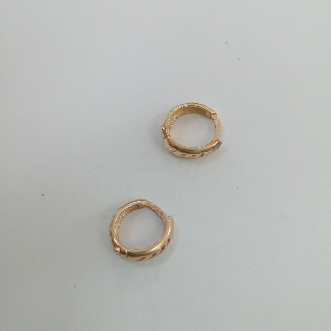 ARRACADAS PAR ORO 14 K 1.7 GRMS (SEMINUEVO)
