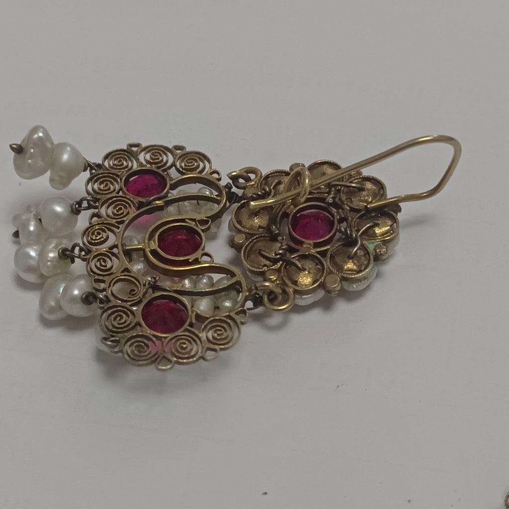 ARETES PAR ORO 8 K 15.7 GRMS (SEMINUEVO)