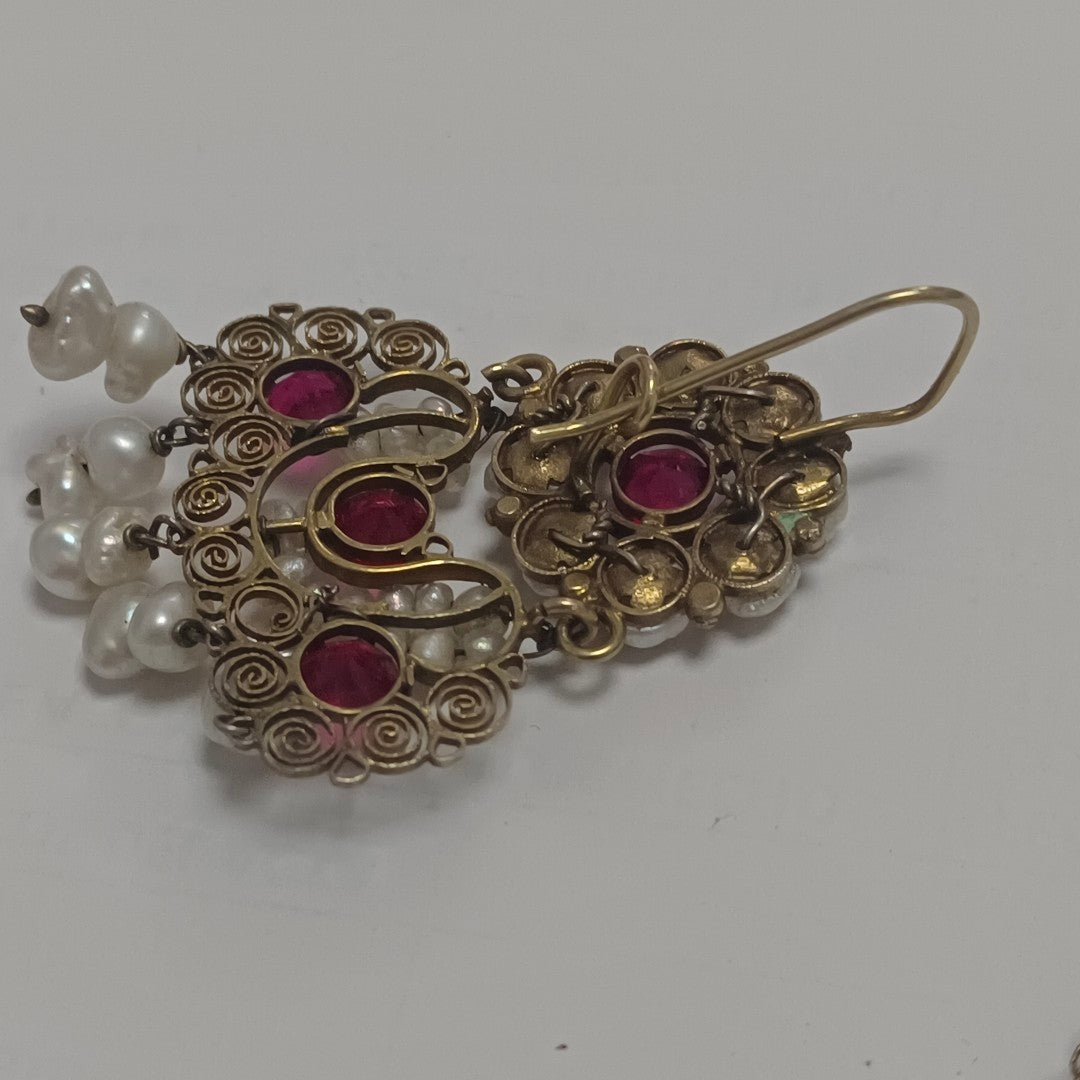 ARETES PAR ORO 8 K 15.7 GRMS (SEMINUEVO)