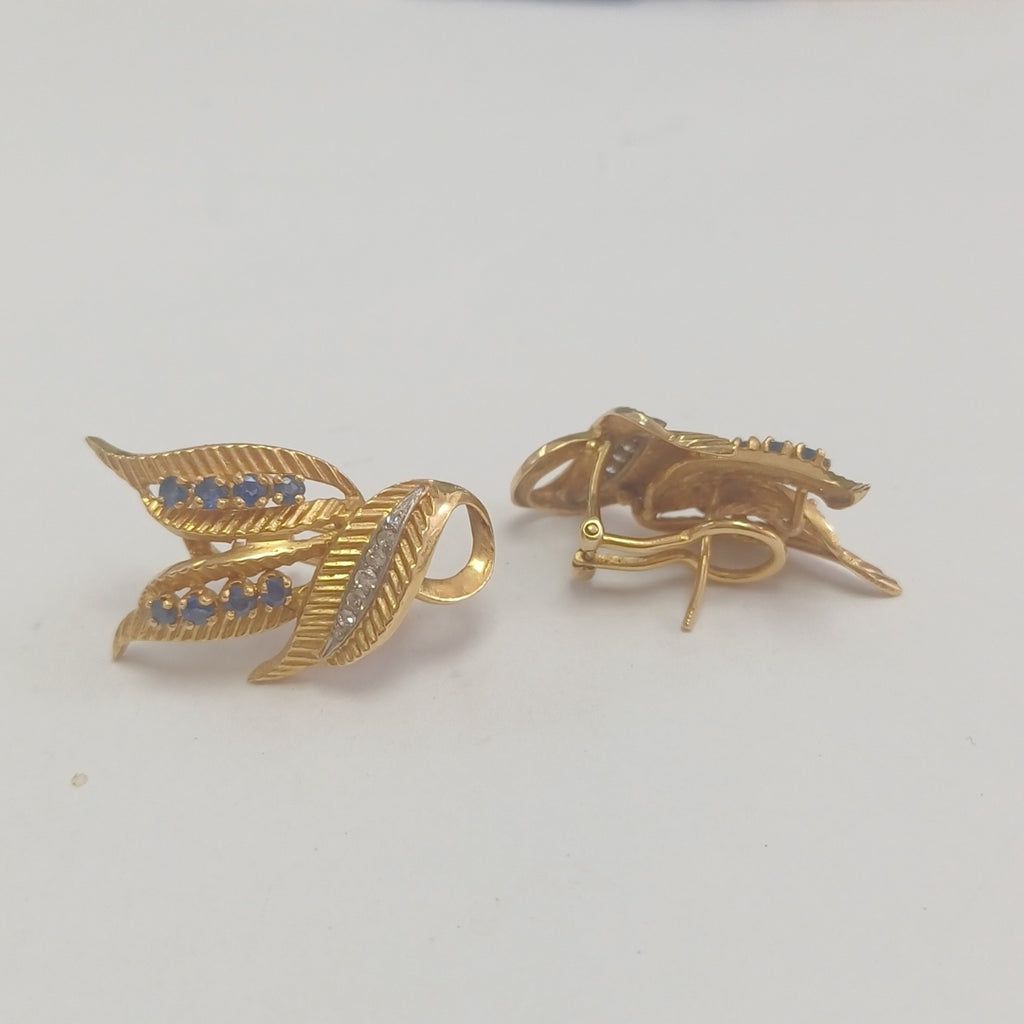 ARETES PAR ORO 18 K 10.5 GRMS (SEMINUEVO)