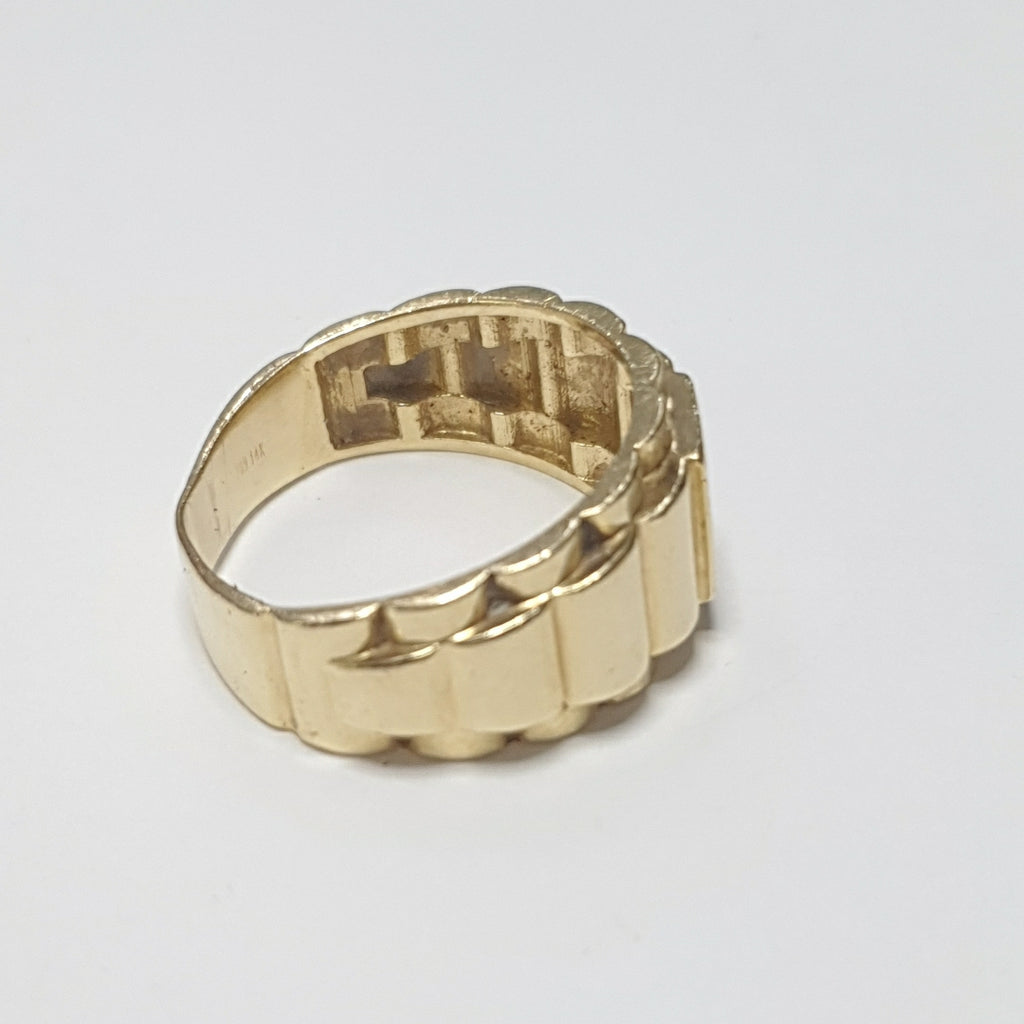 ANILLO ORO 14 K 5.3 GRMS (SEMINUEVO)