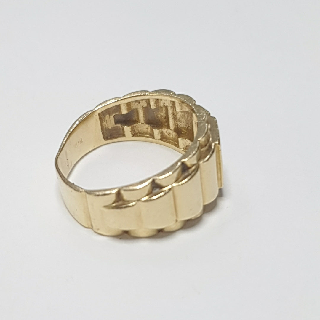 ANILLO ORO 14 K 5.3 GRMS (SEMINUEVO)