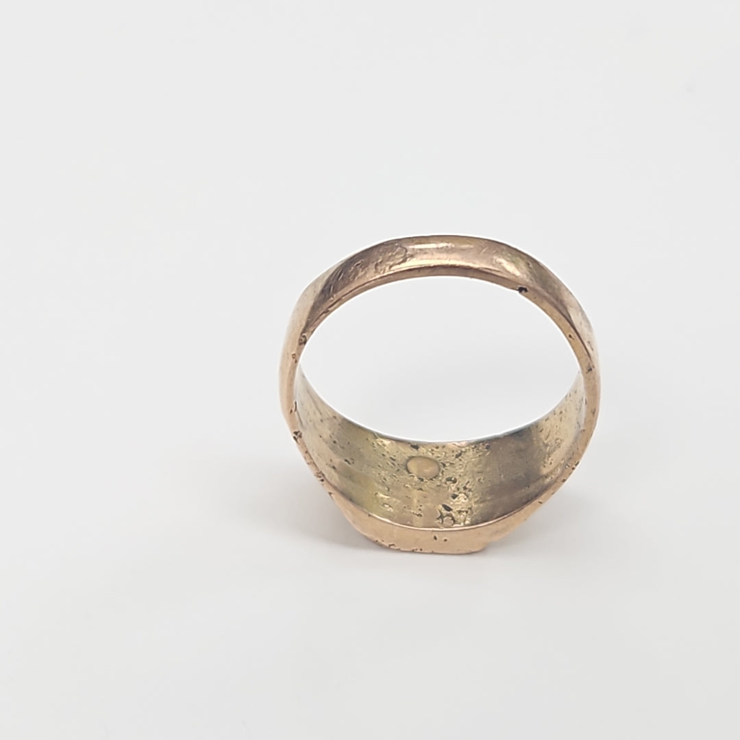 ANILLO DE GRADUACIÓN ORO 10 K 4,30 GRMS (SEMINUEVO)