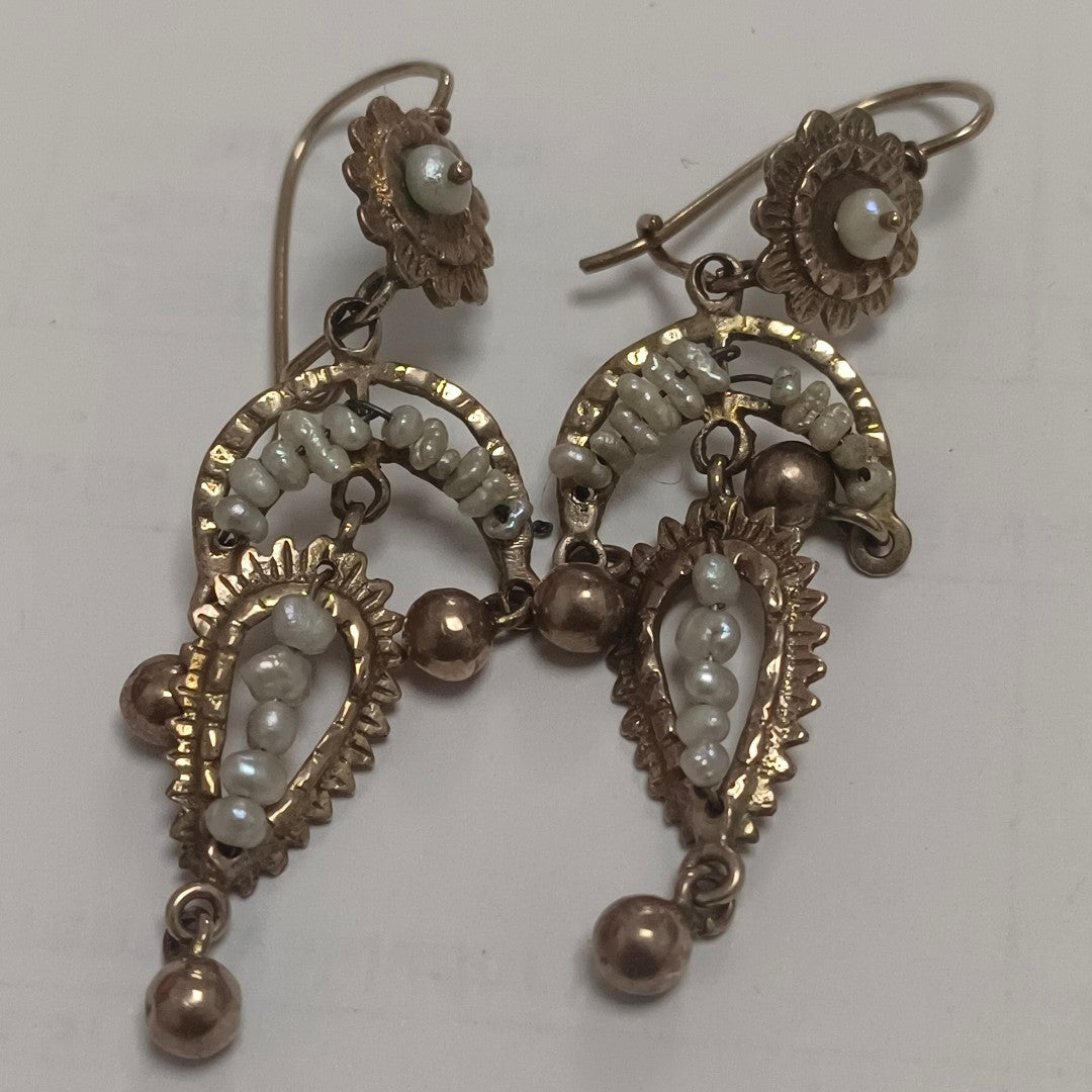 ARETES PAR ORO 8 K 6.1 GRMS (SEMINUEVO)