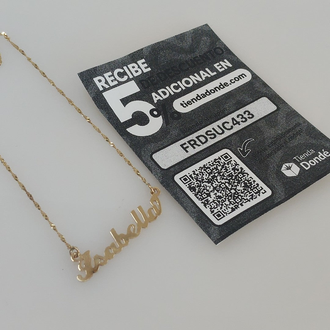 CADENA ORO 10 K 1.8 GRMS (SEMINUEVO)