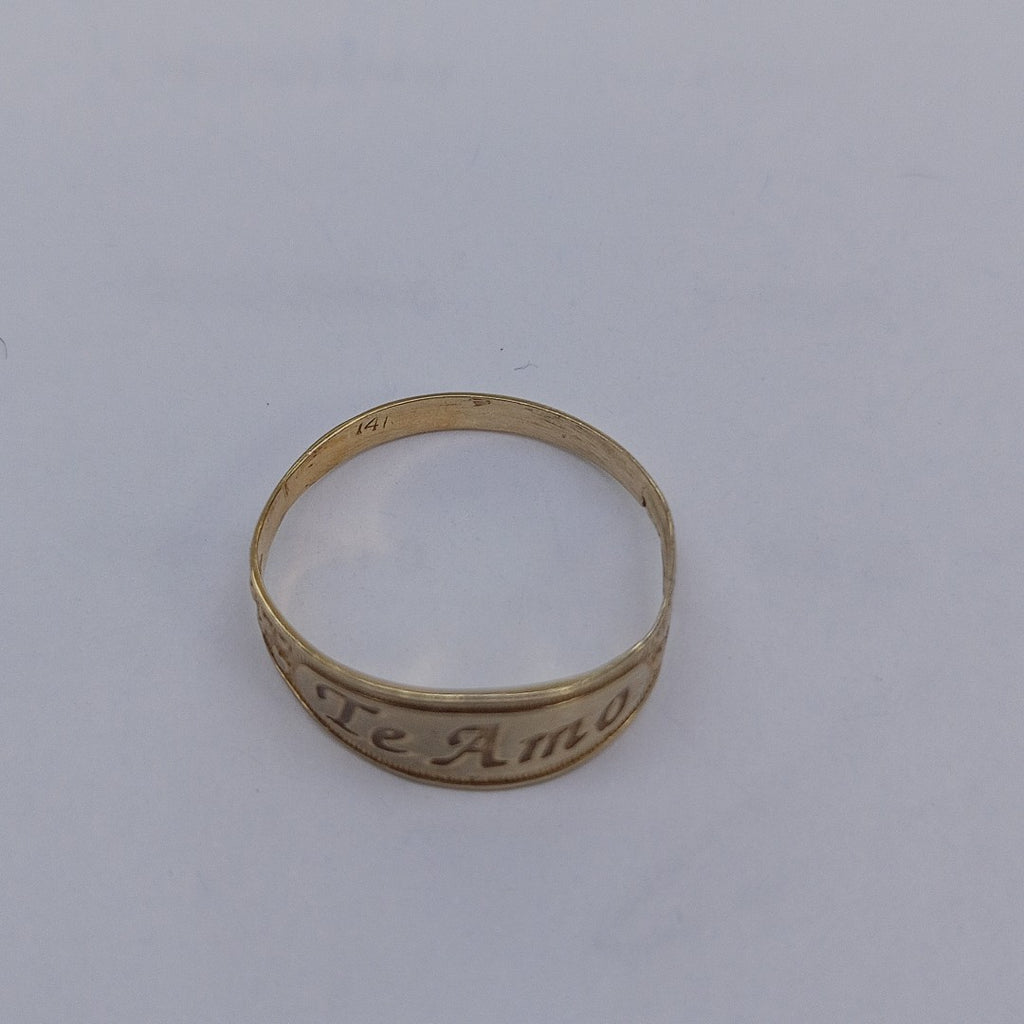 ANILLO ORO 14 K 1.6 GRMS (SEMINUEVO)