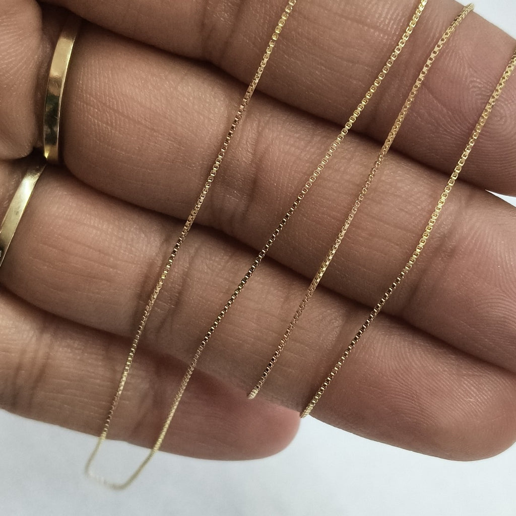 CADENA VENECIANO 14K 55 CM 1.7 GR (NUEVO)