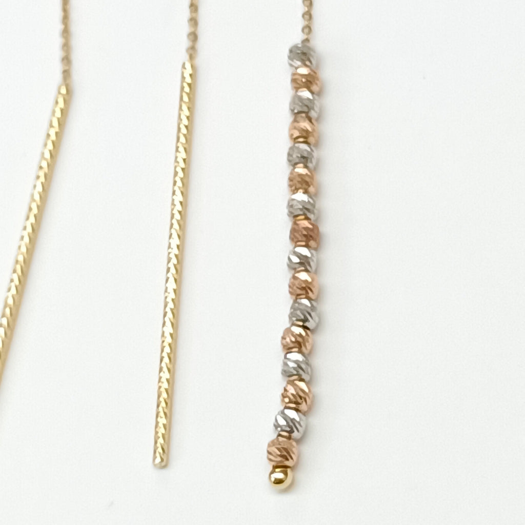 ARETES PAR ORO 14 K 2,00 GRMS (SEMINUEVO)