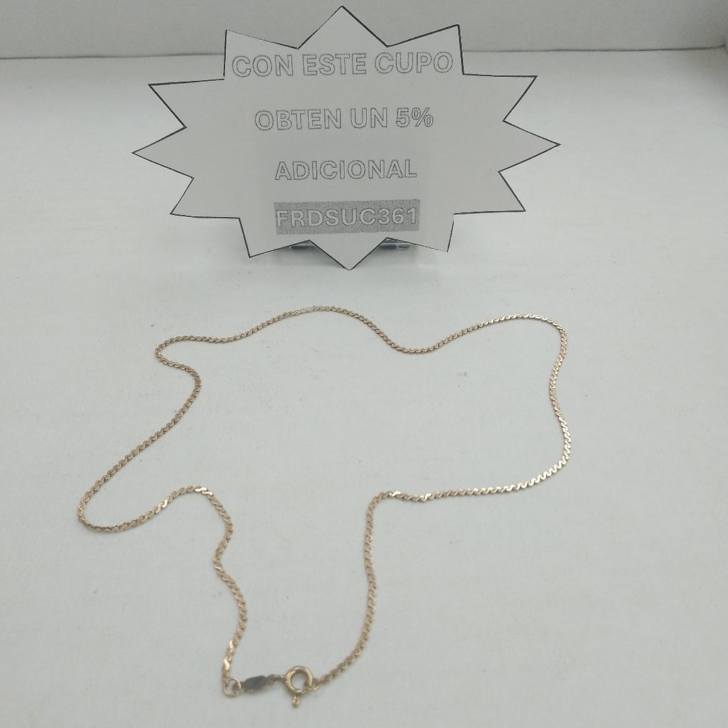CADENA ORO 8 K 3.8 GRMS (SEMINUEVO)