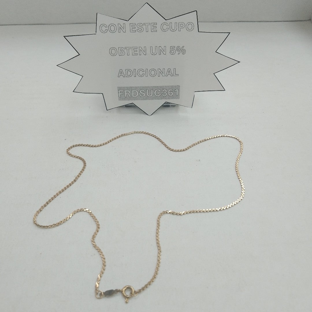 CADENA ORO 8 K 3.8 GRMS (SEMINUEVO)