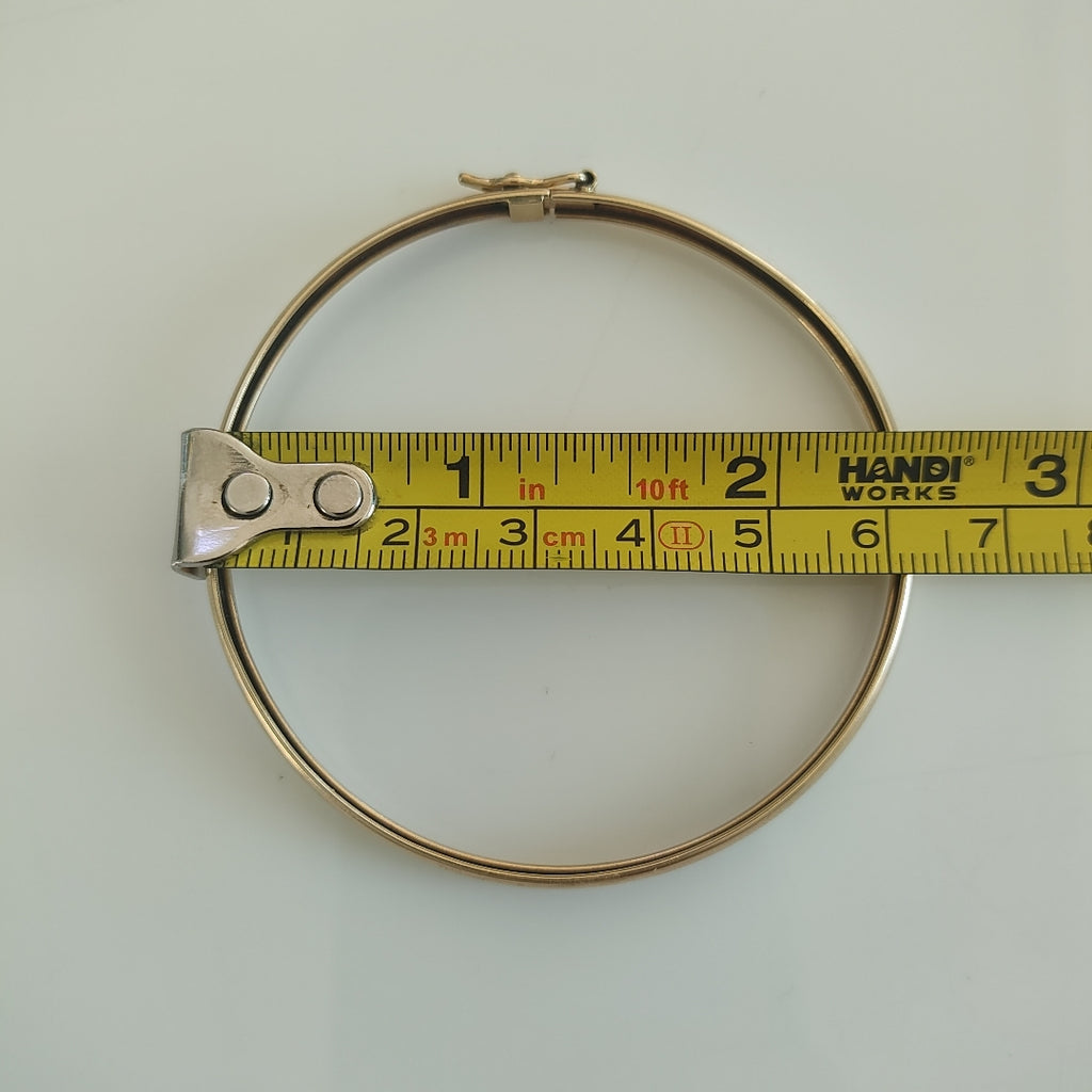 PULSERA RIGIDA ORO 10 K 4.6 GRMS (SEMINUEVO)