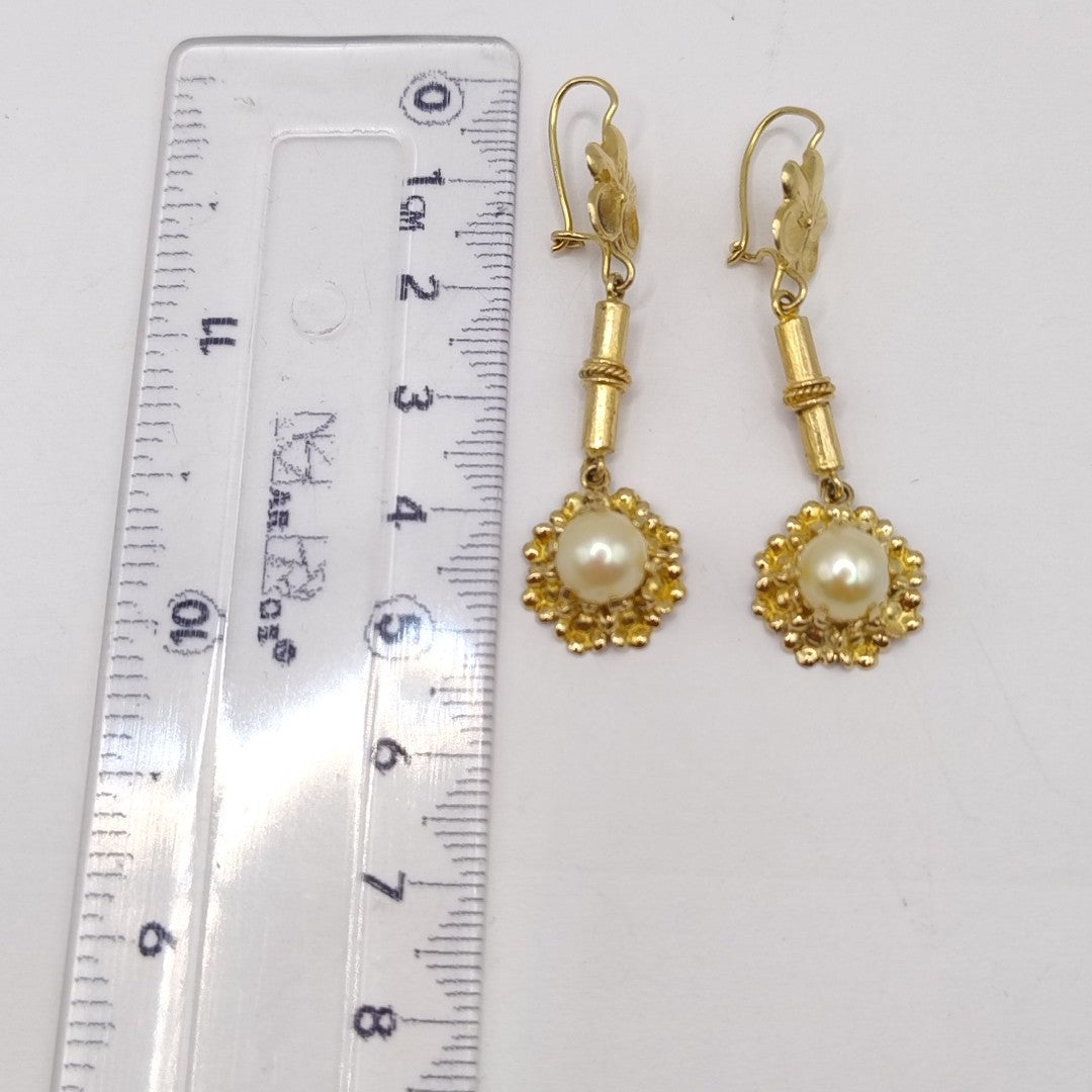 ARETES PAR ORO 10 K 5 GRMS (SEMINUEVO)
