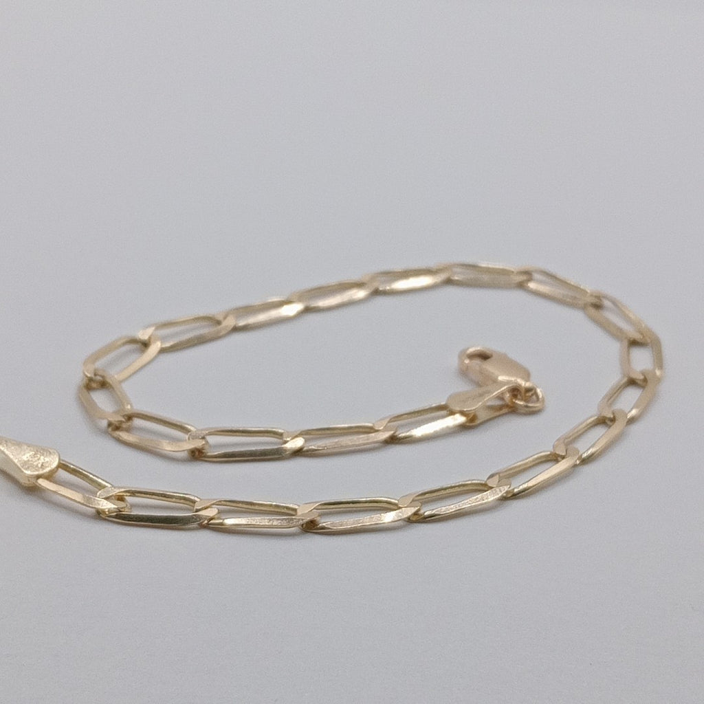 PULSERA ESLABON 14K 21 CM 4.3 GR (NUEVO)