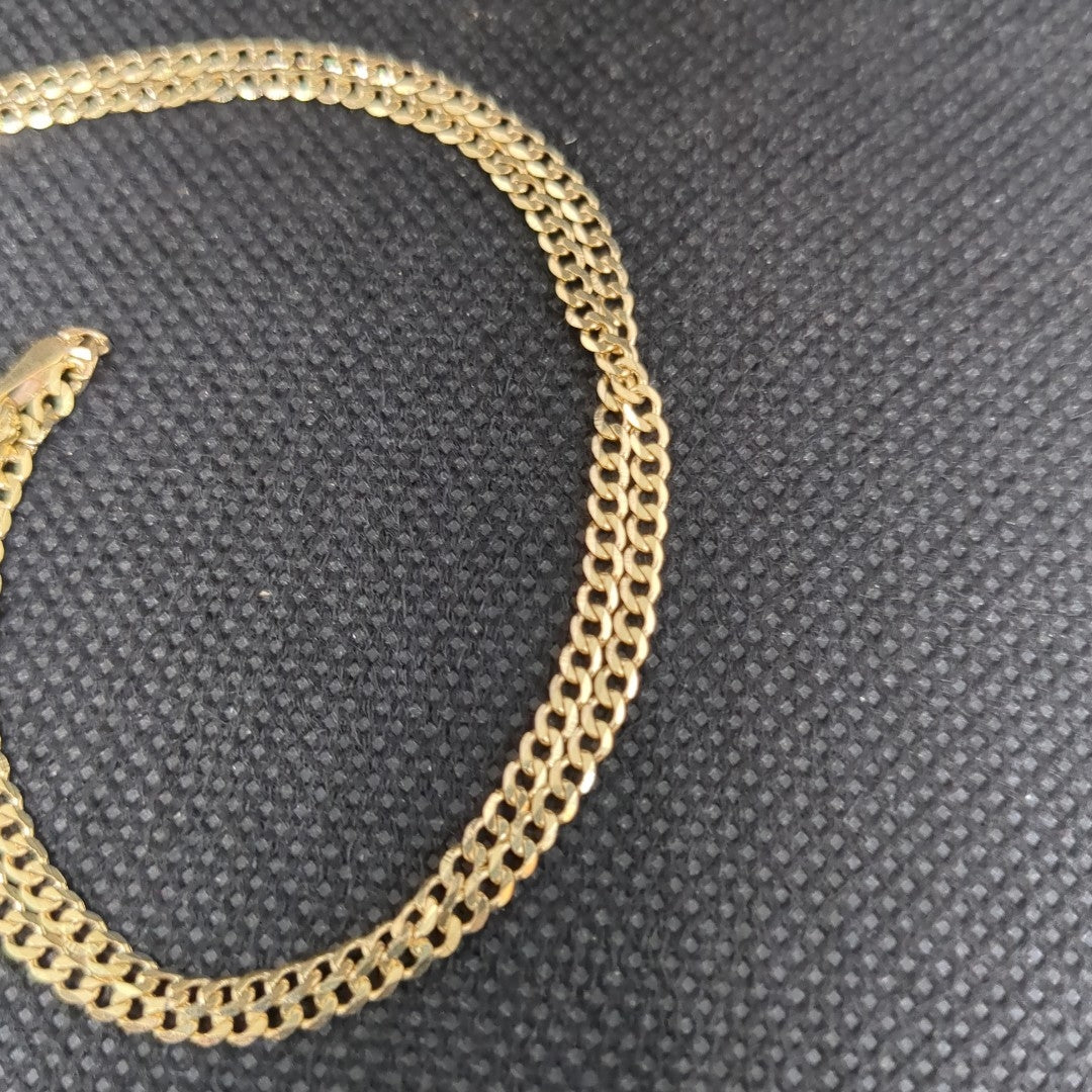 CADENA BARBADA 14K 55 CM 5.5 GR (NUEVO)