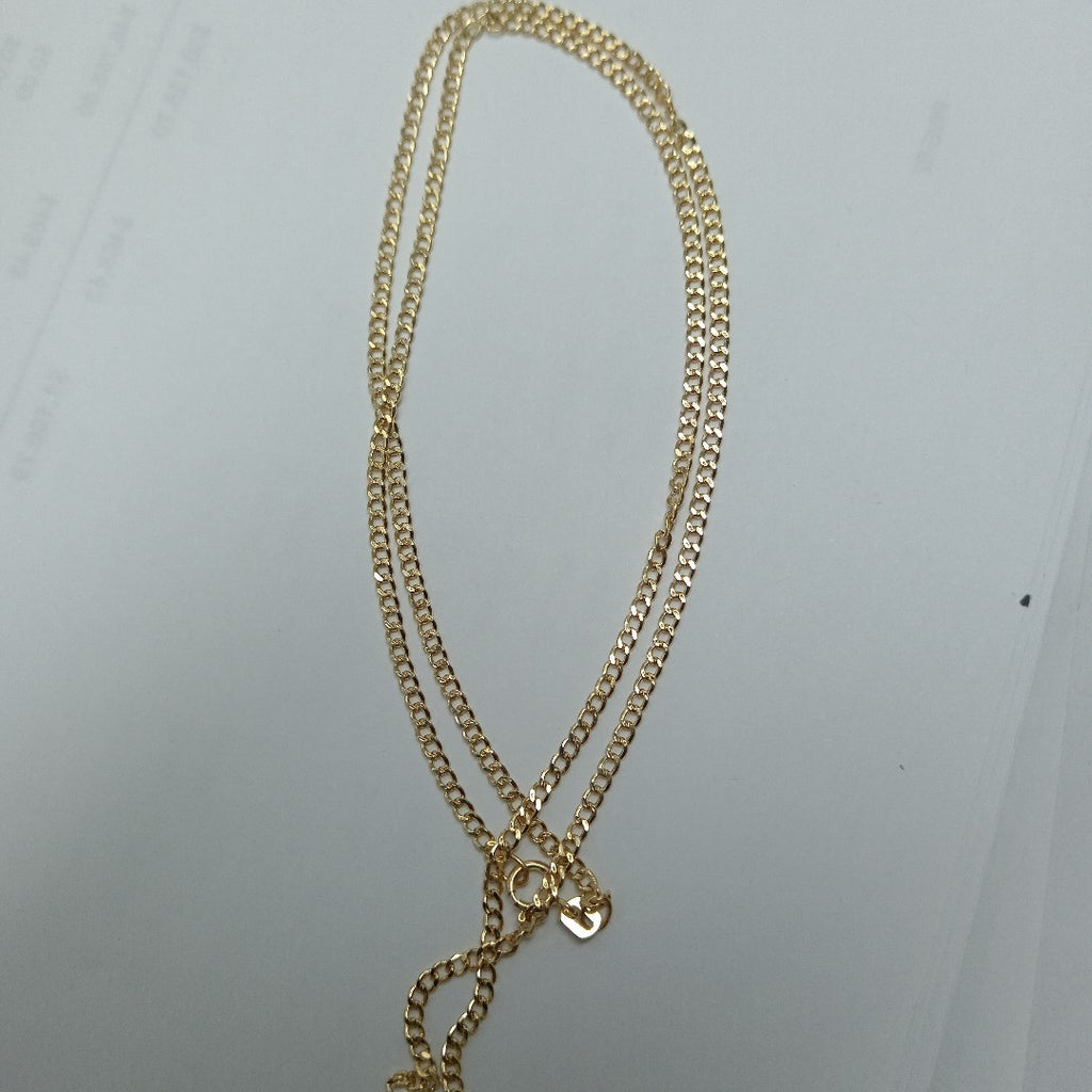 CADENAS BARBADA AMARILLA ORO 14K 1.9 (NUEVO)