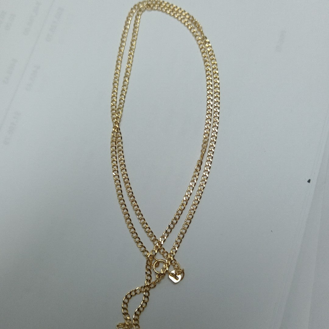 CADENAS BARBADA AMARILLA ORO 14K 1.9 (NUEVO)