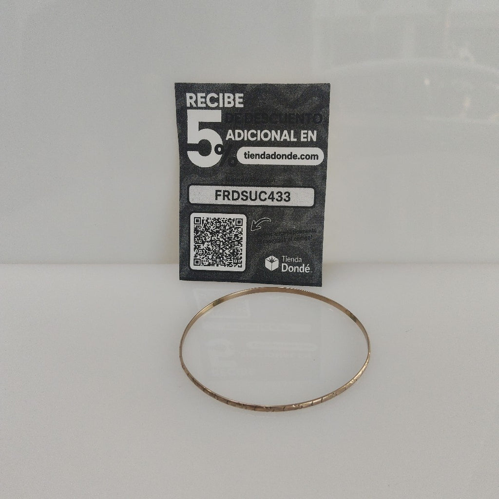 PULSERA RIGIDA ORO 8 K 3.8 GRMS (SEMINUEVO)