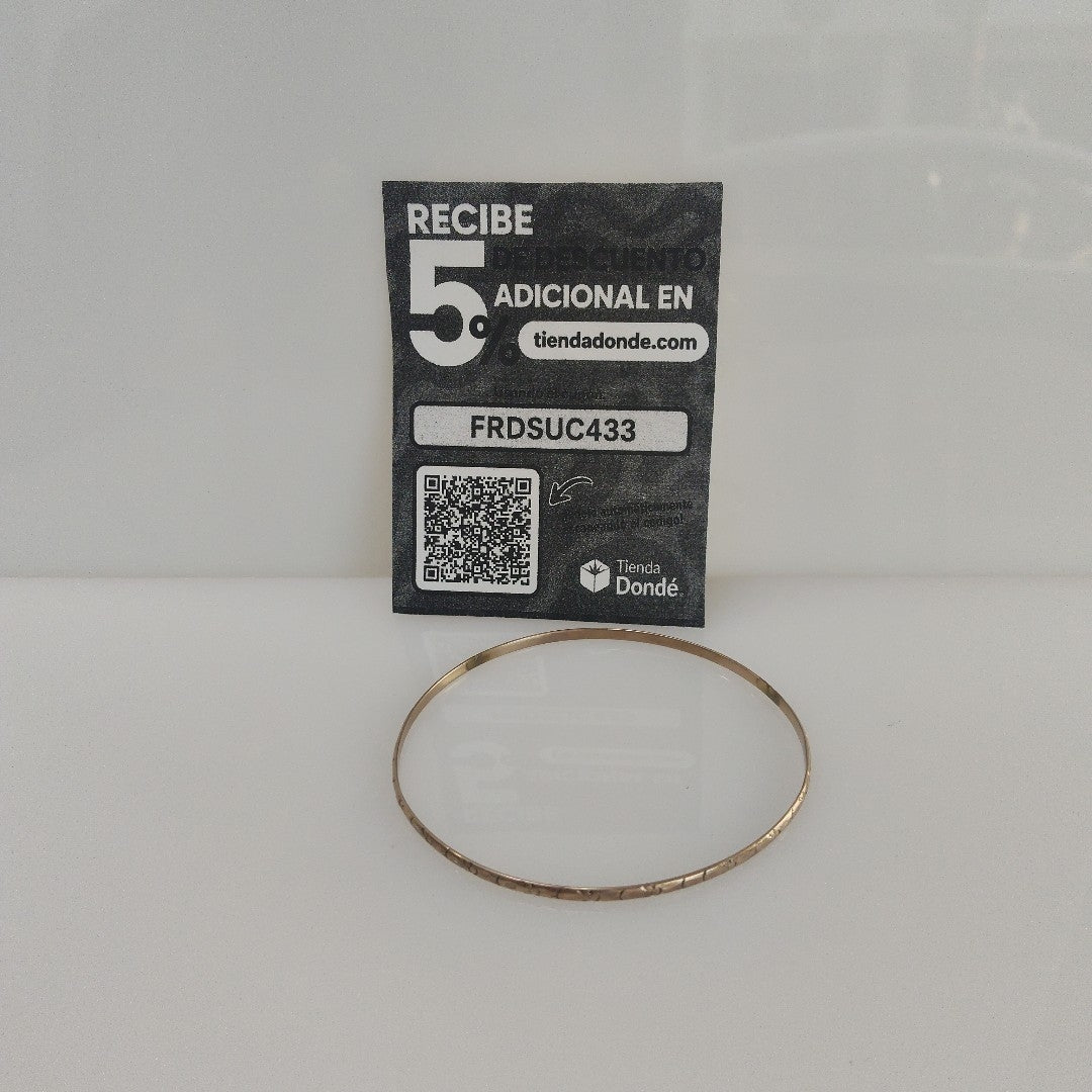 PULSERA RIGIDA ORO 8 K 3.8 GRMS (SEMINUEVO)