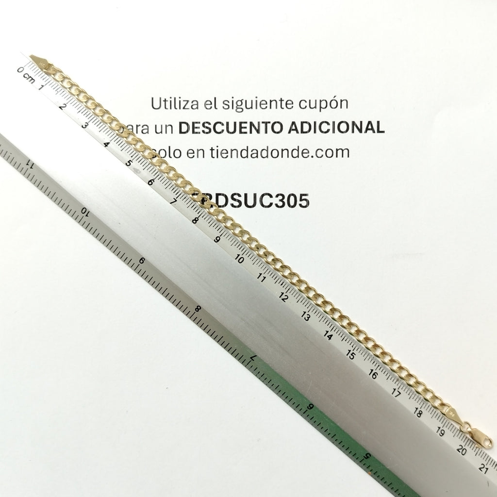 PULSERA BARBADA 14K 21 CM 5 GR (NUEVO)
