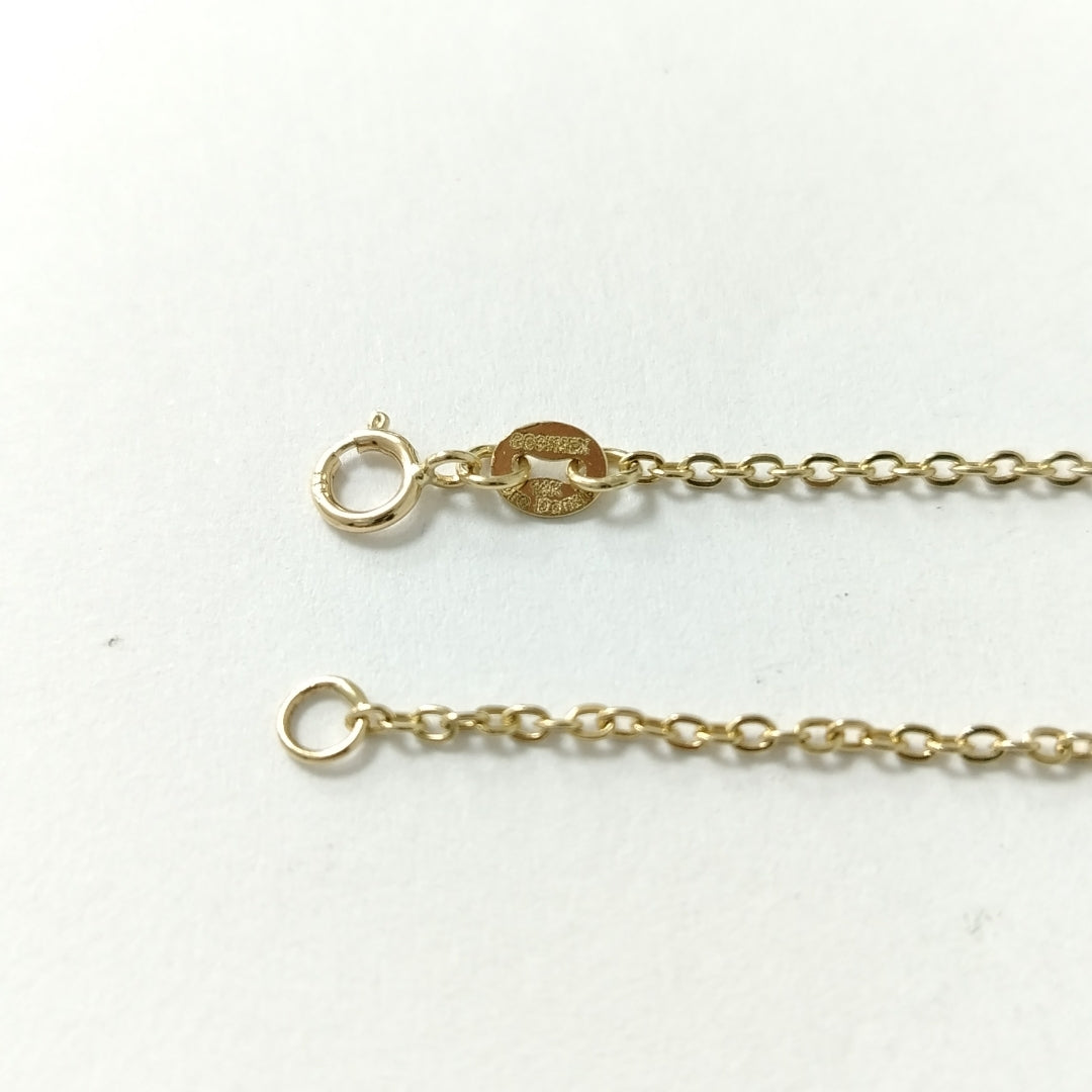 PULSERA TEJIDO ESPECIAL CON FIGURA CORAZON CON ESMALTE ROSA 14K 18 CM 1.9 GR (NUEVO)