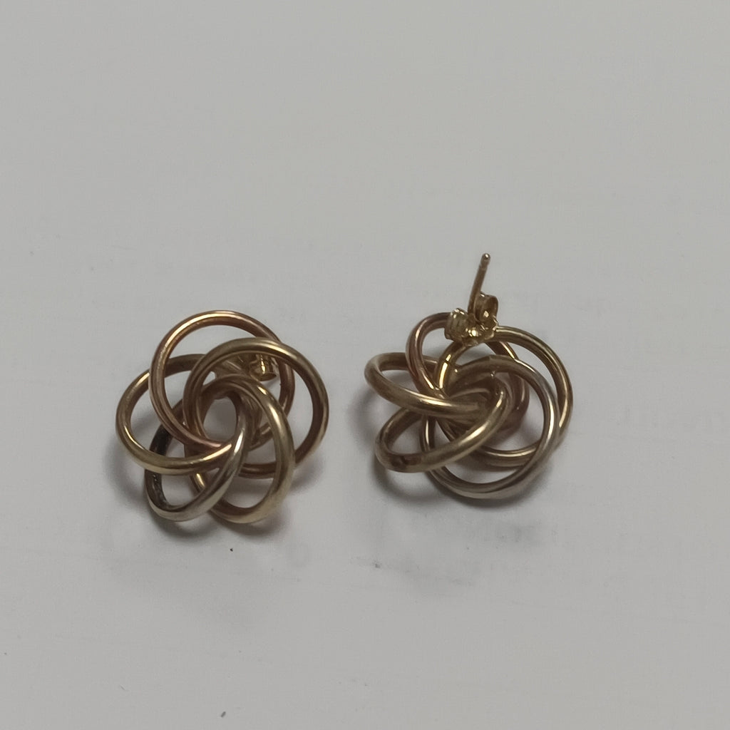 ARETES PAR ORO 14 K 3.3 GRMS (SEMINUEVO)