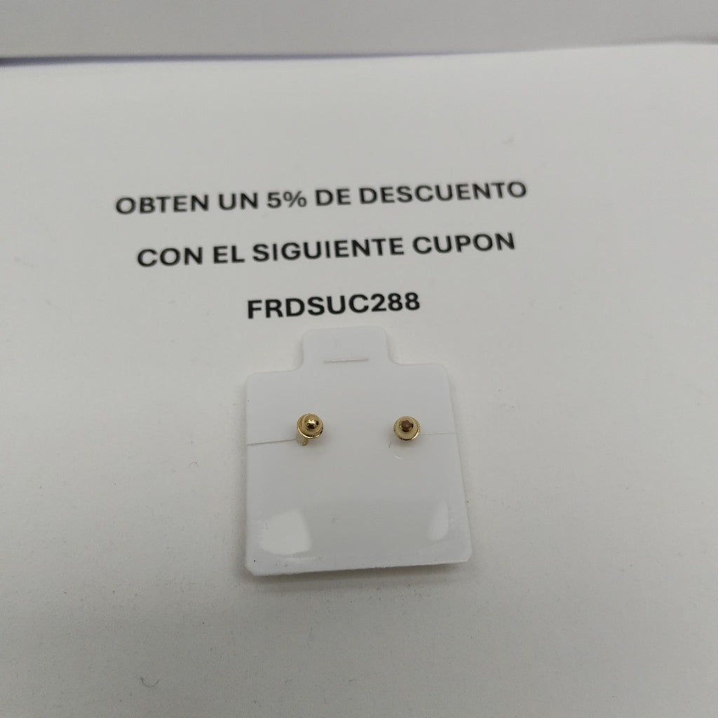 BROQUELES BROQUEL FIG CAPIBARA 14K 0.2657 GR (NUEVO)