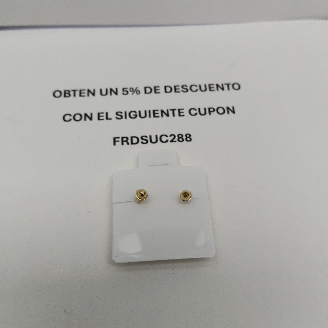 BROQUELES BROQUEL FIG CAPIBARA 14K 0.2657 GR (NUEVO)