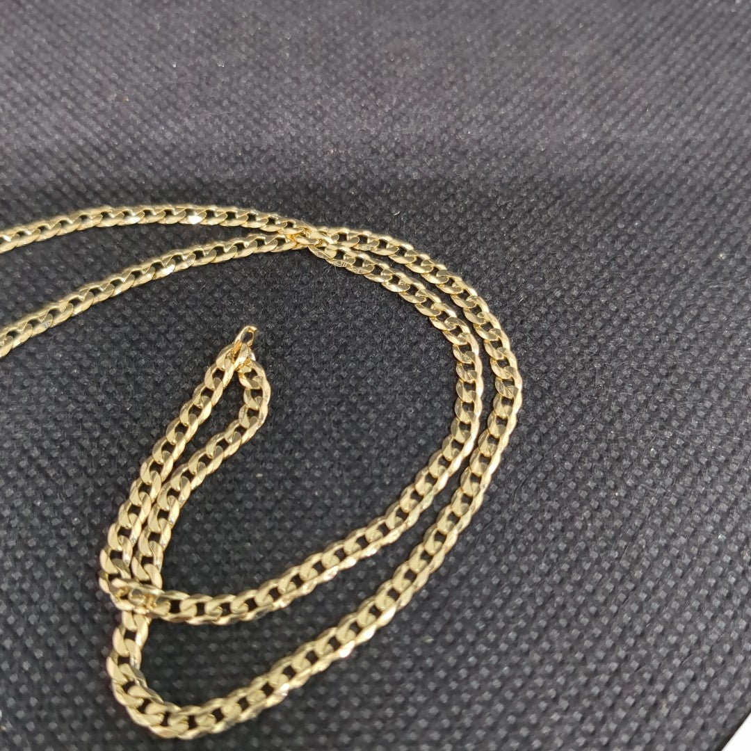 CADENA BARBADA 14K 60 CM 9.9 GR (NUEVO)