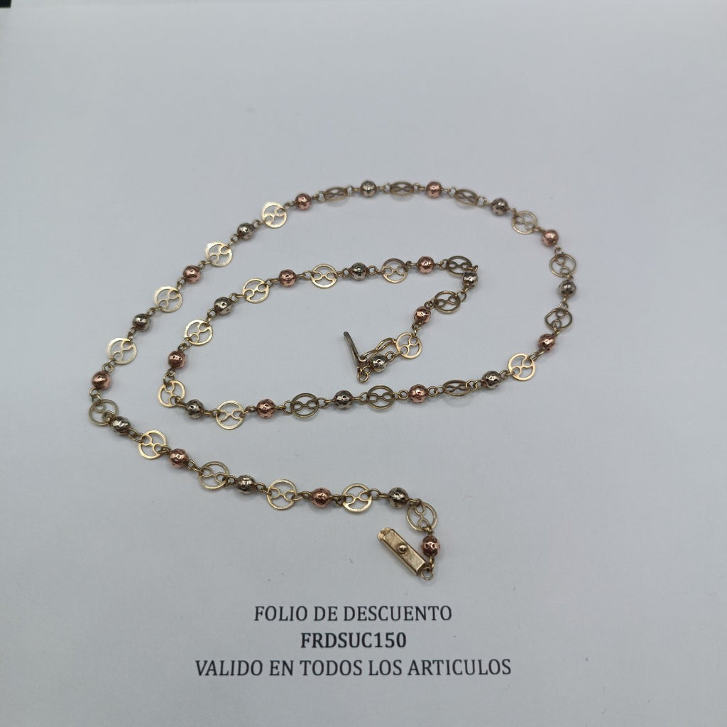 CADENA ORO COMBINADO 10 K 8.7 GRMS (SEMINUEVO)