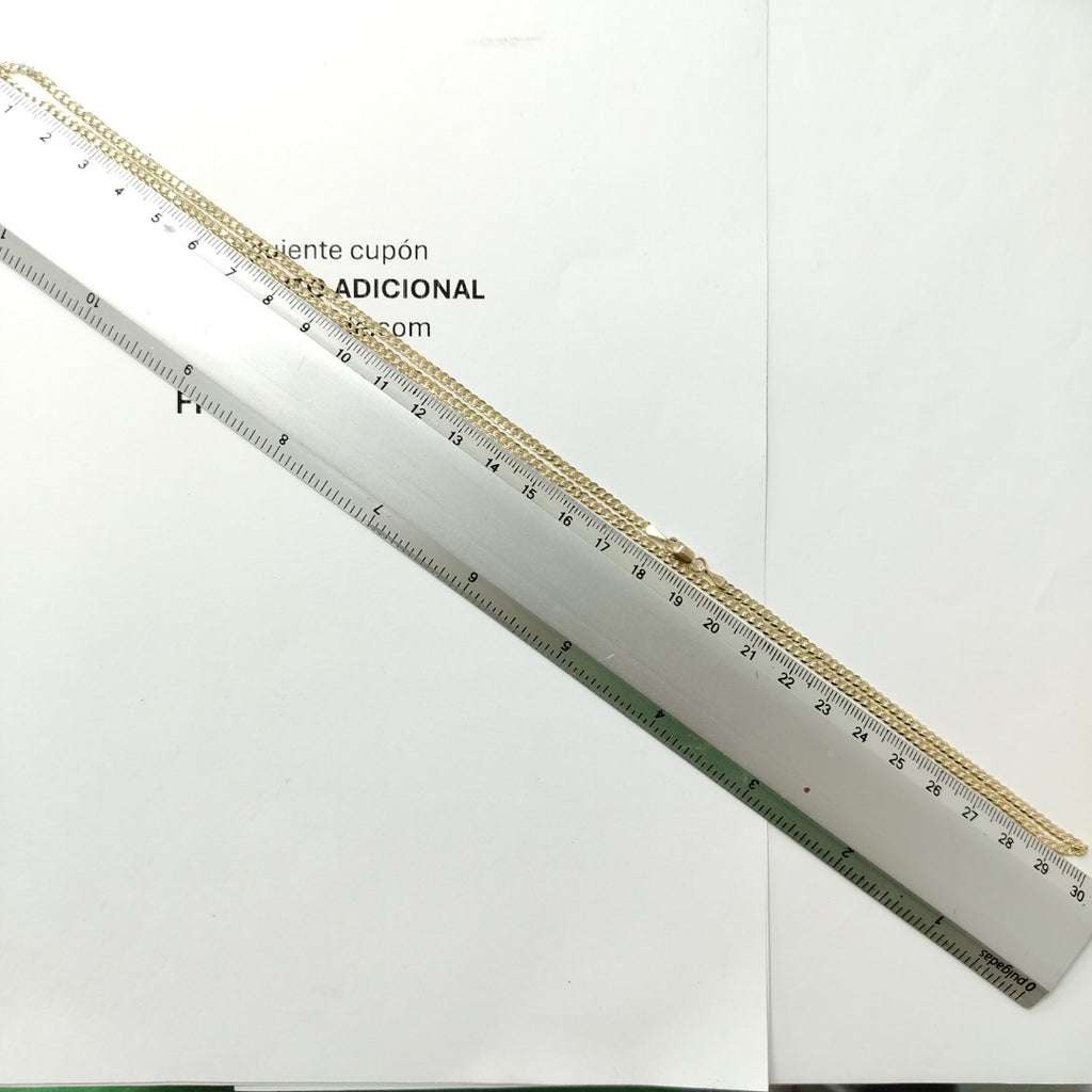 CADENA BARBADA 14K 60 CM 6 GR (NUEVO)