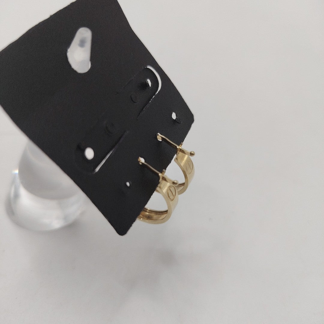 ARRACADAS PAR ORO 10 K 2.4 GRMS (SEMINUEVO)
