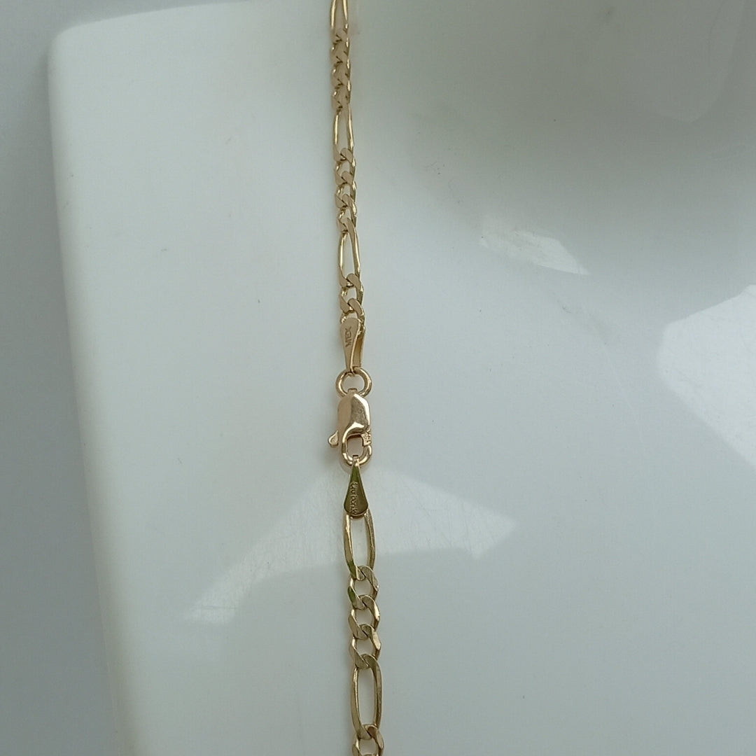 CADENAS 3X1 ORO 14K 60 CM 8.9 GR (NUEVO)