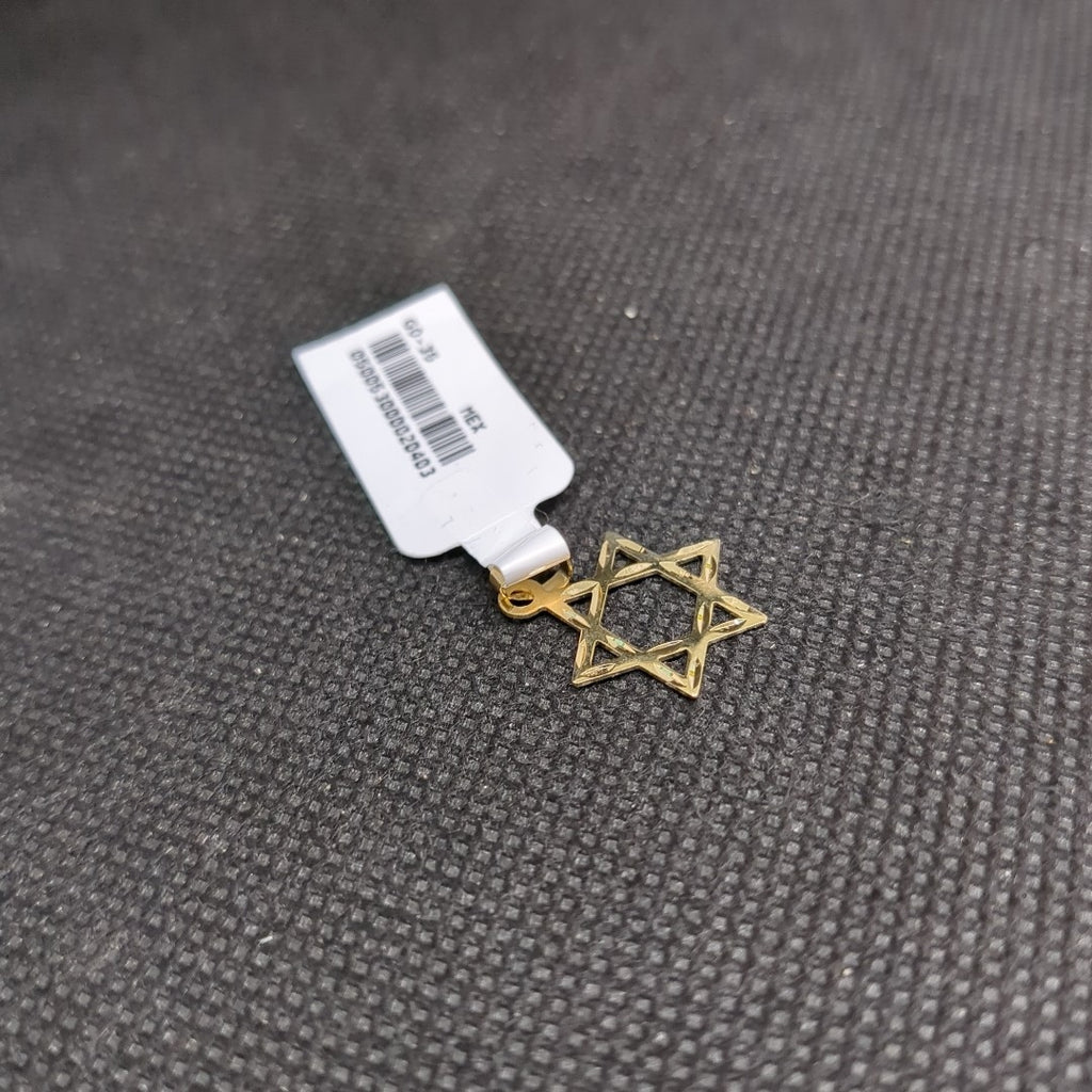 DIJE TEJIDO ESTRELLA DE DAVID 14K 0.5 GR (NUEVO)