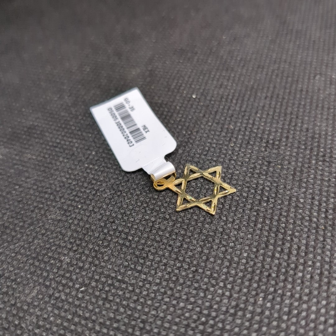 DIJE TEJIDO ESTRELLA DE DAVID 14K 0.5 GR (NUEVO)