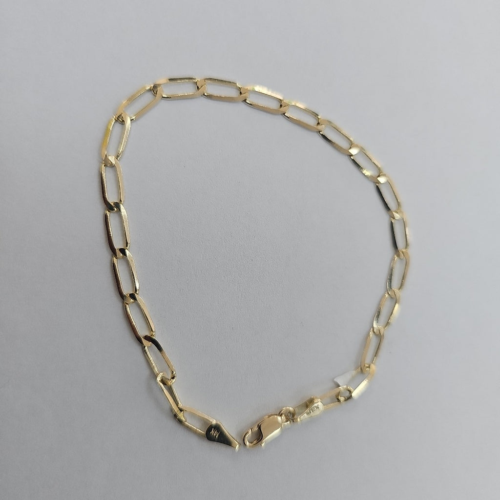 PULSERA ESLABON 14K 21 CM 4.3 GR (NUEVO)