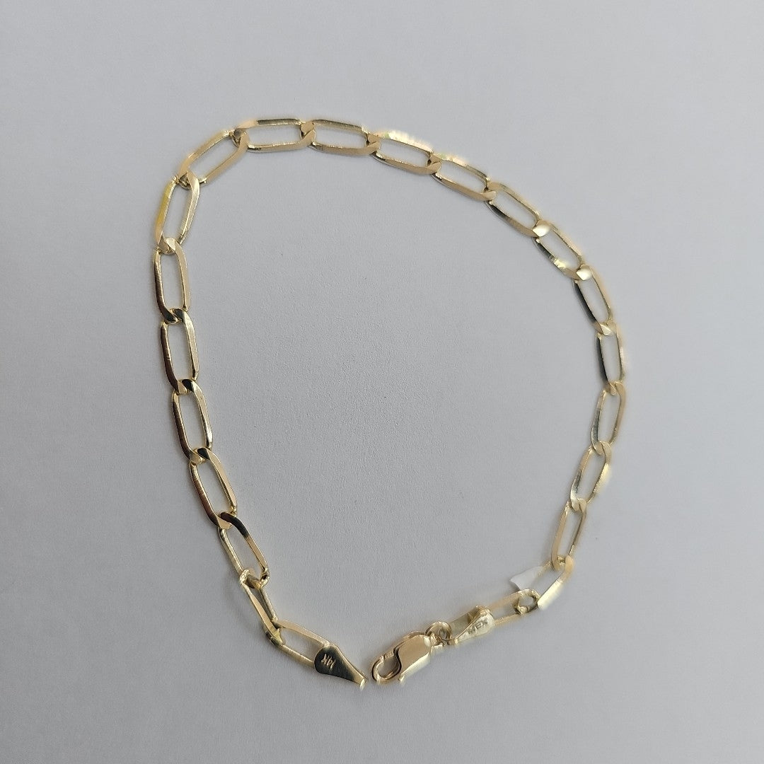 PULSERA ESLABON 14K 21 CM 4.3 GR (NUEVO)