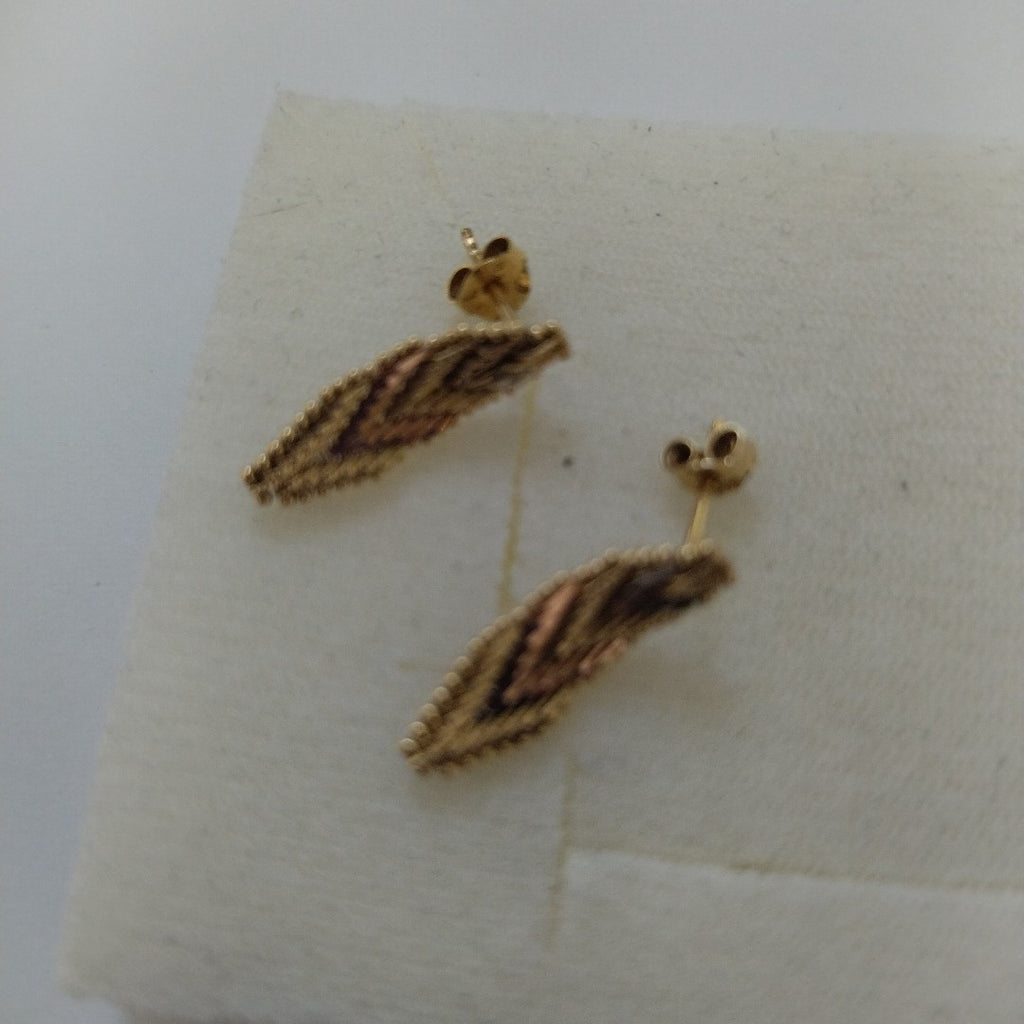 ARETES PAR ORO 14 K 2.1 GRMS (SEMINUEVO)