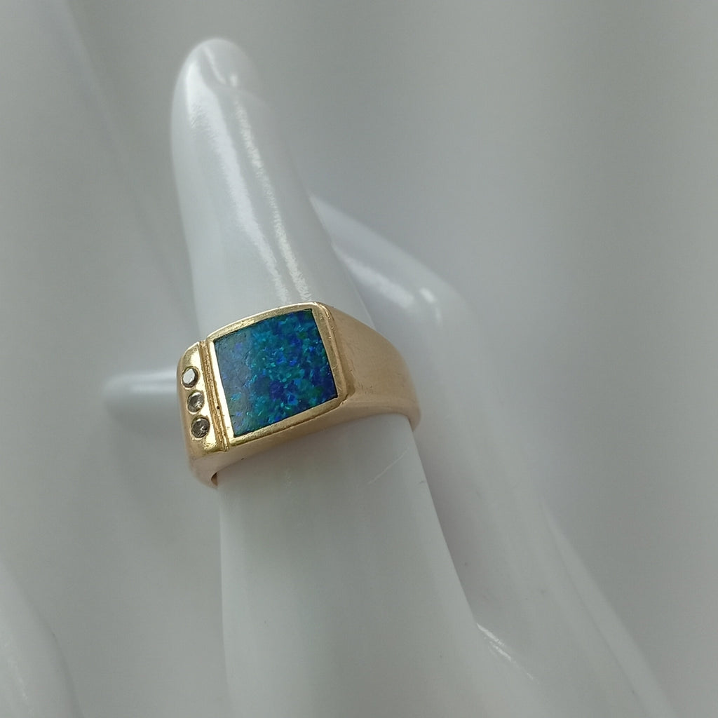 ANILLO ORO 14 K 8.3 GRMS (SEMINUEVO)