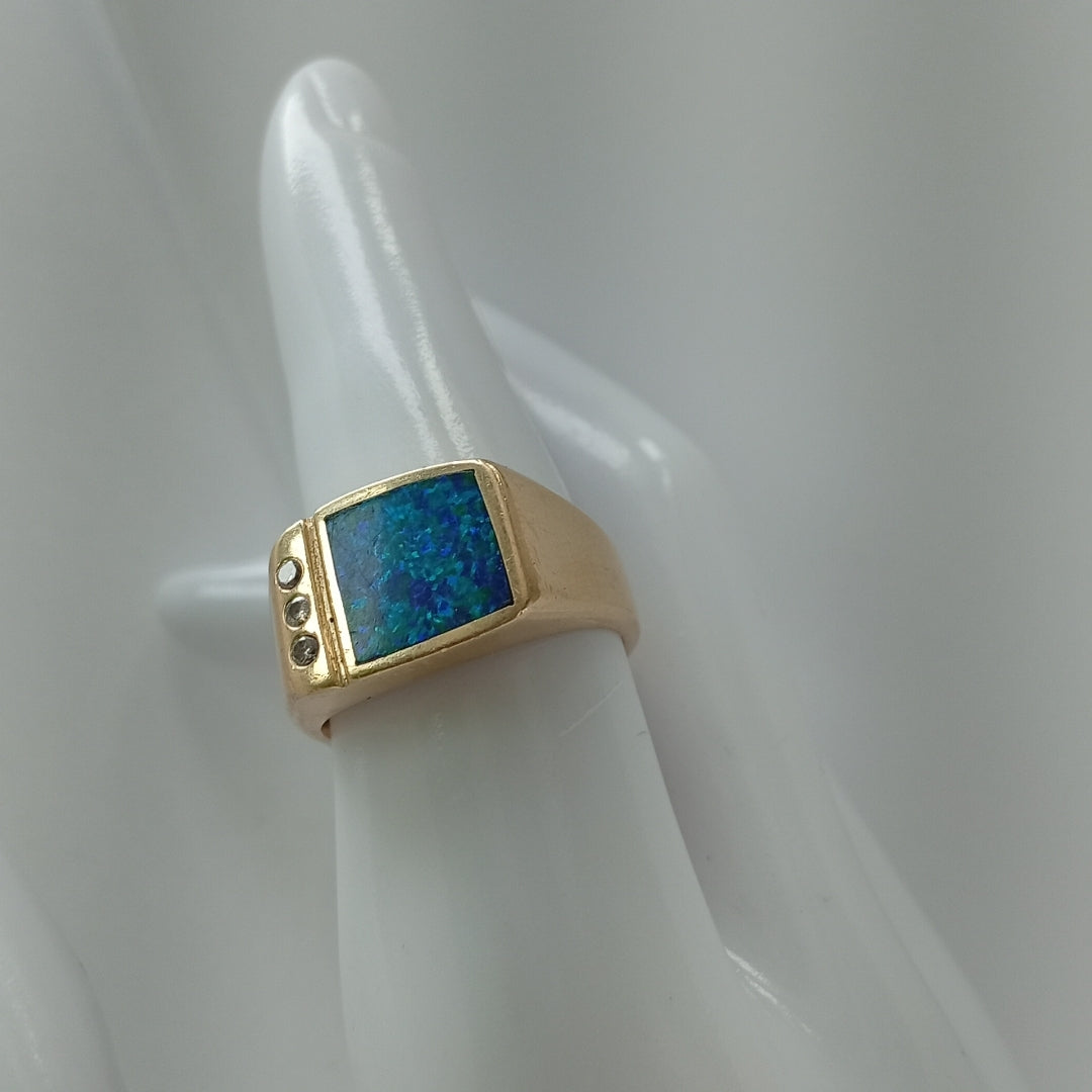 ANILLO ORO 14 K 8.3 GRMS (SEMINUEVO)