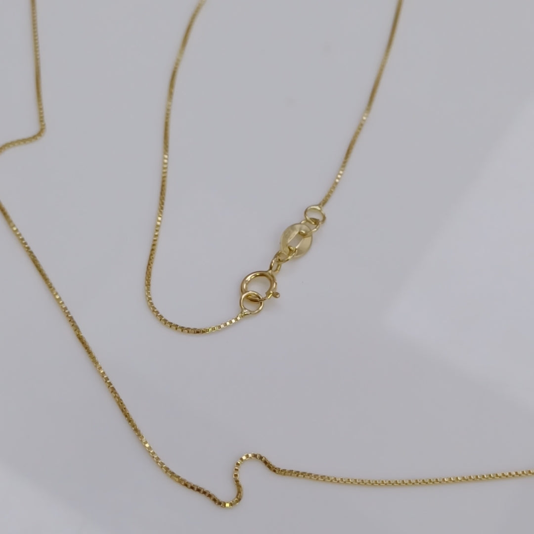 CADENA VENECIANO 14K 55 CM 1.8 GR (NUEVO)