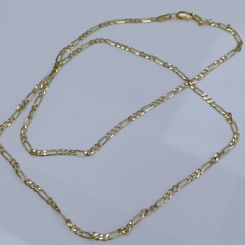 CADENA TEJIDO 3X1 14K 55 CM 5.3 GR (NUEVO)
