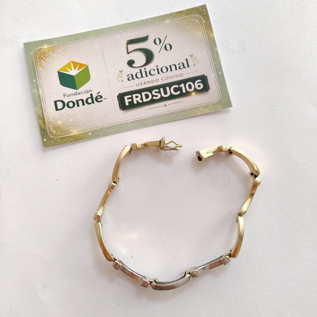 PULSERA ORO 14 K 12.8 GRMS (SEMINUEVO)