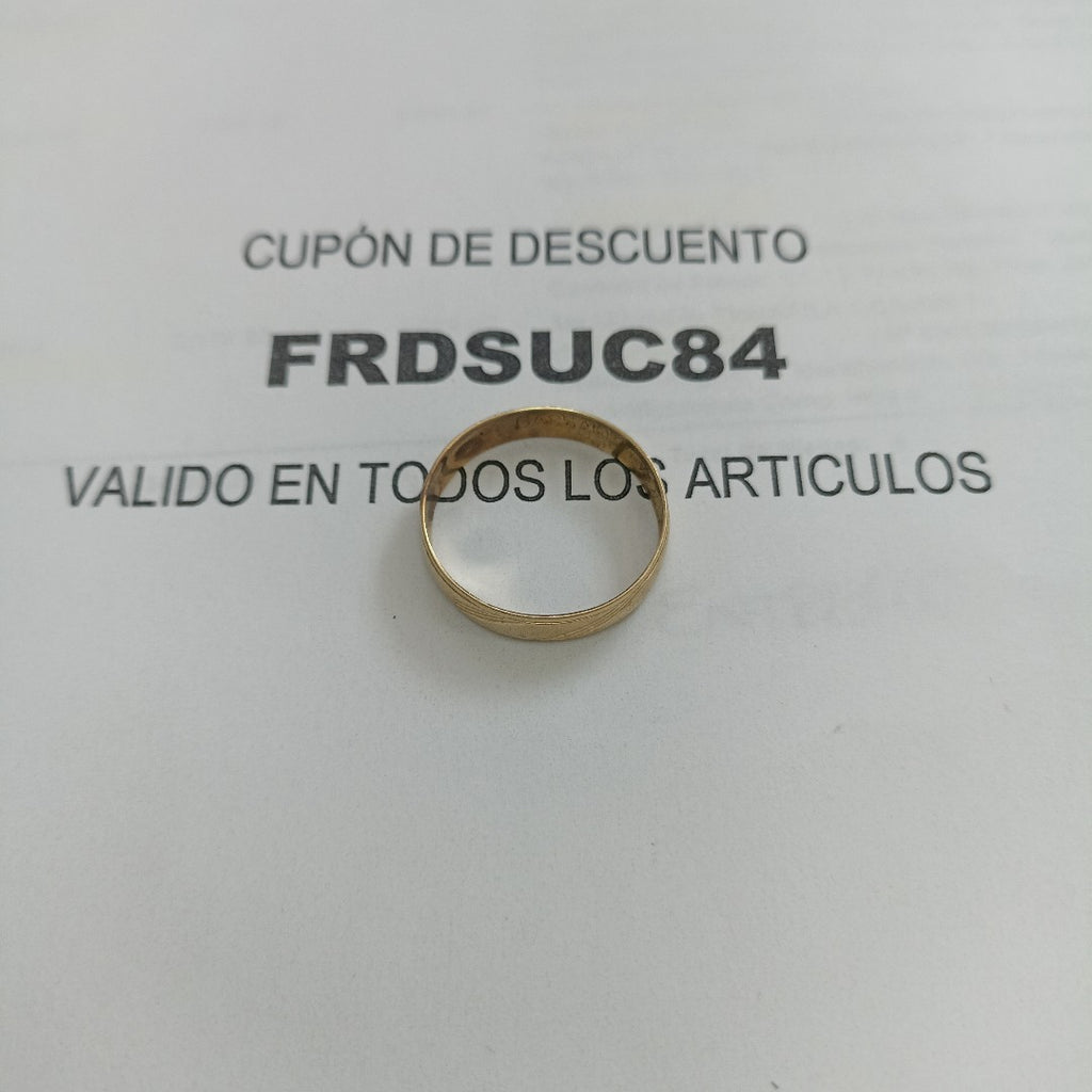 ARGOLLA ORO 10 K 1.8 GRMS (SEMINUEVO)