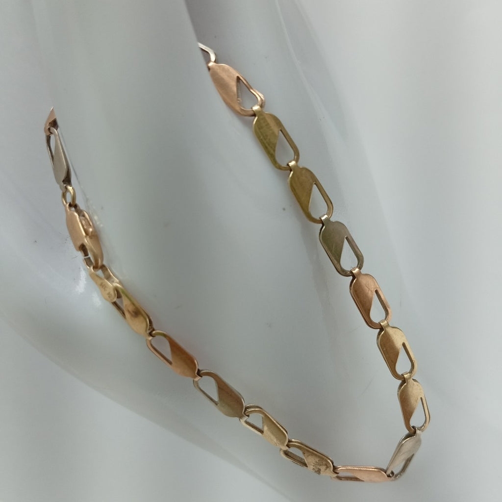 PULSERA ORO COMBINADO 14 K 4,20 GRMS (SEMINUEVO)