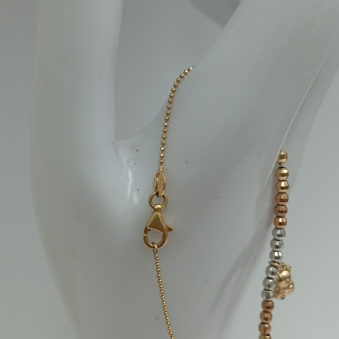 PULSERA ORO, ORO COMBINADO 10 K 2.3 GRMS (SEMINUEVO)