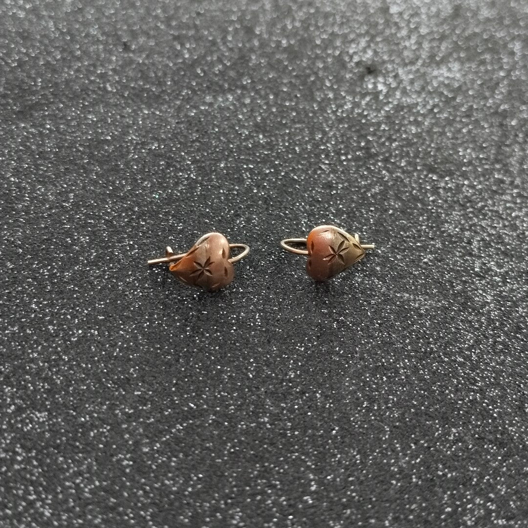 ARETES PAR ORO 8 K 0.8 GRMS (SEMINUEVO)